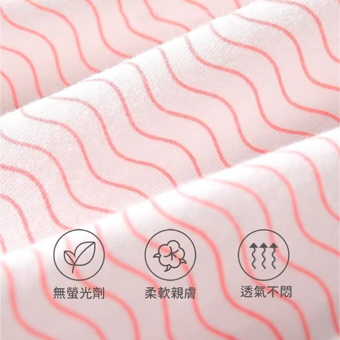 【小pipi】純棉兒童四角平口內褲4件組_女童_草莓兔_PG4006