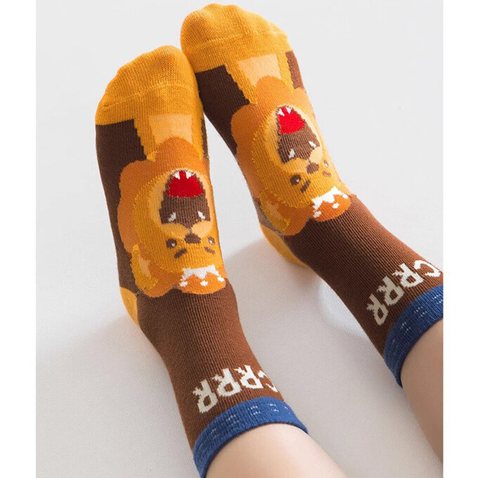 【腳ㄚ子】幼/兒童棉質中筒襪_獅子王_ilbB022