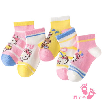 【腳ㄚ子】幼/兒童透氣網眼襪_Hello Kitty_ilbF032-腳ㄚ子,寶寶襪,兒童襪,短襪,推薦兒童襪子,推薦兒童襪,棉襪,襪子,兒童棉襪,兒童襪子,網眼襪
