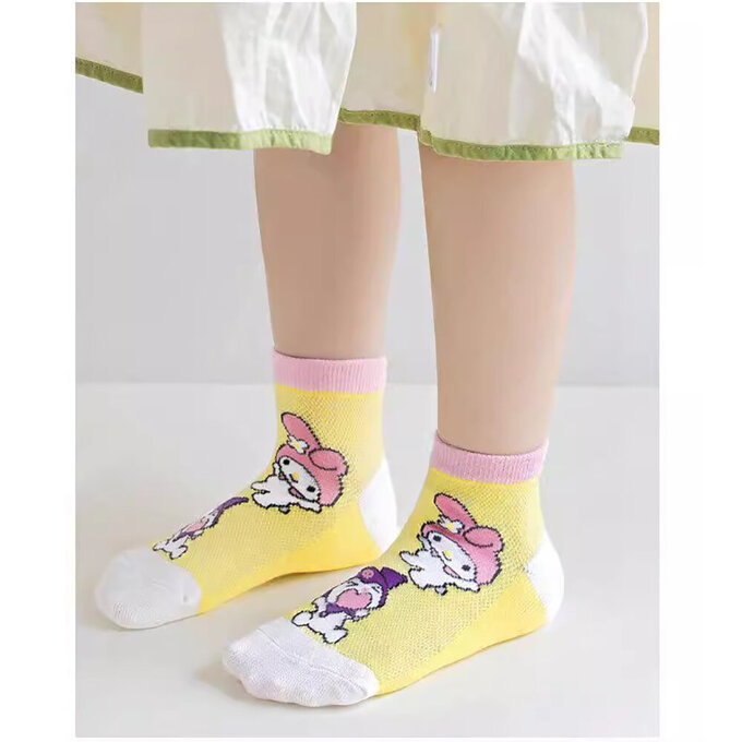 【腳ㄚ子】幼/兒童透氣網眼襪_酷洛米天使_ilbF036