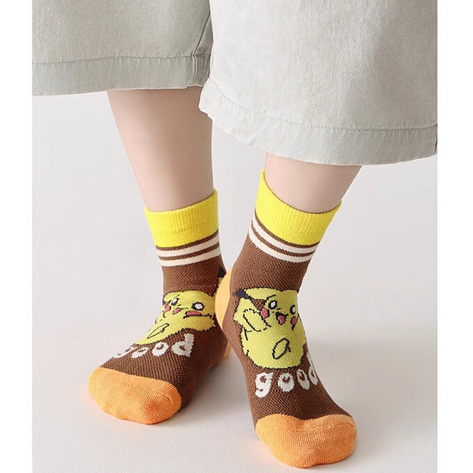 【腳ㄚ子】幼/兒童透氣網眼襪_寶可夢_ilbF041