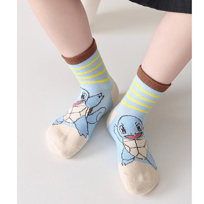 【腳ㄚ子】幼/兒童透氣網眼襪_寶可夢_ilbF041