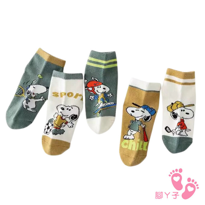 【腳ㄚ子】幼/兒童透氣網眼襪_史努比_ilbF044