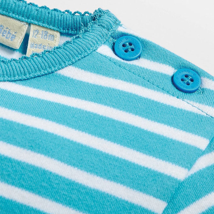 英國 JoJo Maman BeBe 超優質嬰幼兒/兒童100％純棉短袖洋裝_長頸鹿 (JJE5227)