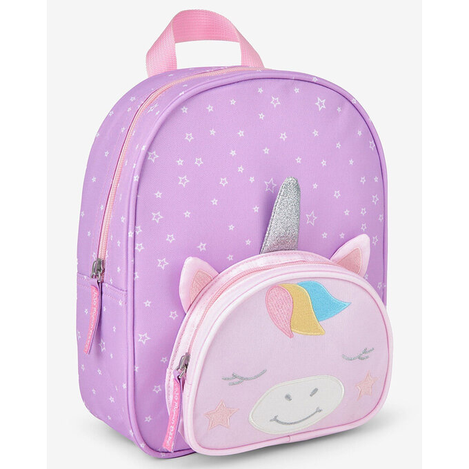 英國 JoJo Maman BeBe 幼稚園/大童防潑水後背包 學生包 旅行包_獨角獸_JJH4958