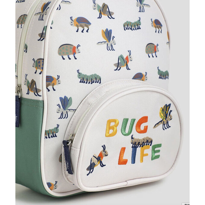 英國 JoJo Maman BeBe 幼稚園/大童防潑水後背包 學生包 旅行包_蟲蟲危機_JJH6188