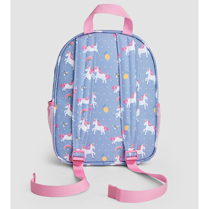 英國 JoJo Maman BeBe 幼稚園/大童防潑水後背包 學生包 旅行包_甜美獨角獸_JJH6070