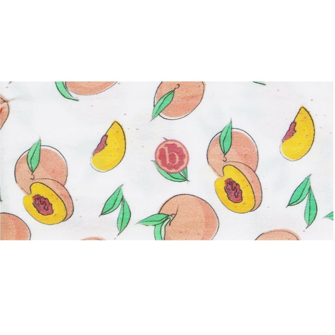 美國 baby bling 純手工極優雅細緻輕柔微彈性/毫無束縛感蝴蝶結髮帶/髮飾_印花菲比系列_甜蜜夏日(BBPF003)