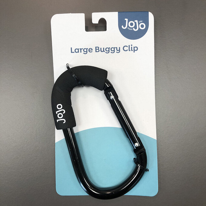 英國 JoJo Maman BeBe 嬰兒推車多用途置物掛勾_古典黑_JJB1785