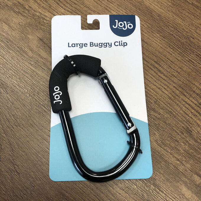 英國 JoJo Maman BeBe 嬰兒推車多用途置物掛勾_古典黑_JJB1785