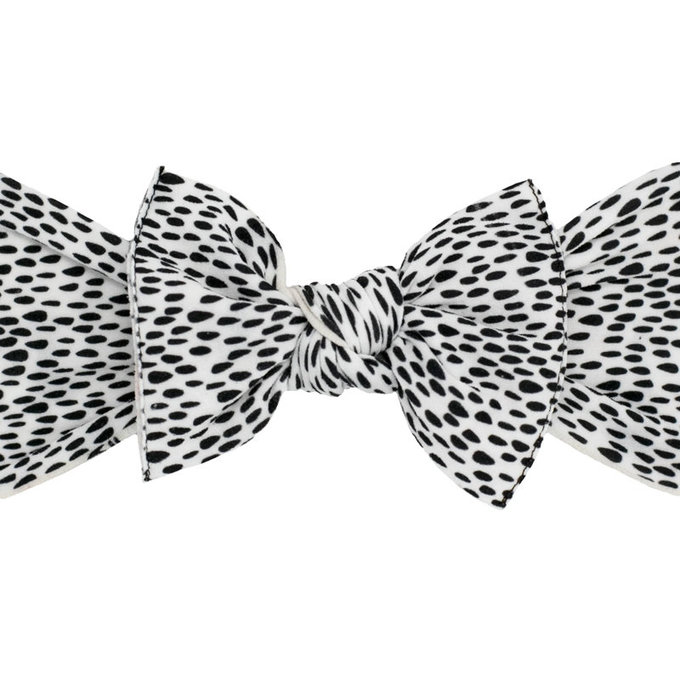 美國 baby bling 純手工超彈/極細緻輕柔/無束縛感髮帶/髮飾_印花經典_雙面用_可愛小兔(BBREV004)