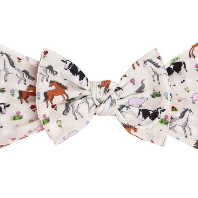 美國 baby bling 純手工超彈/極細緻輕柔/無束縛感髮帶/髮飾_印花經典_雙面用_宮廷花園(BBREV005)