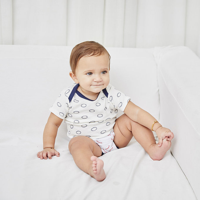 美國 luvable friends 甜蜜寶貝  嬰幼兒100%純棉長袖包屁衣3件組_黃色小雞(LF55025)