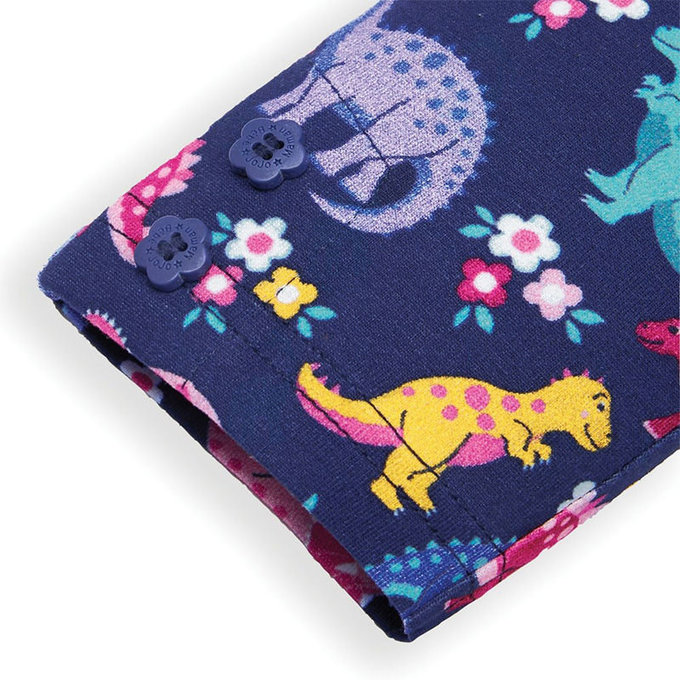 英國 JoJo Maman BeBe 保暖內搭褲兩入組_ 甜美恐龍 (JJE4626)