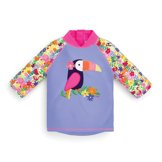 英國 JoJo Maman BeBe 嬰幼兒/兒童兩件式防曬泳裝_叢林世界 (JJ-E1865)