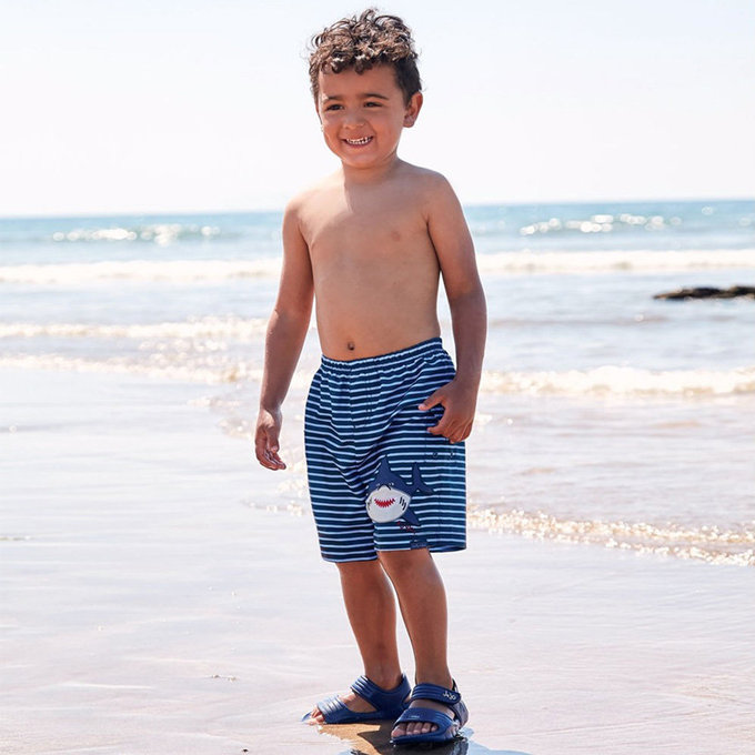 英國 JoJo Maman BeBe 嬰幼兒/兒童長版泳褲_大白鯊(JJD2111S)